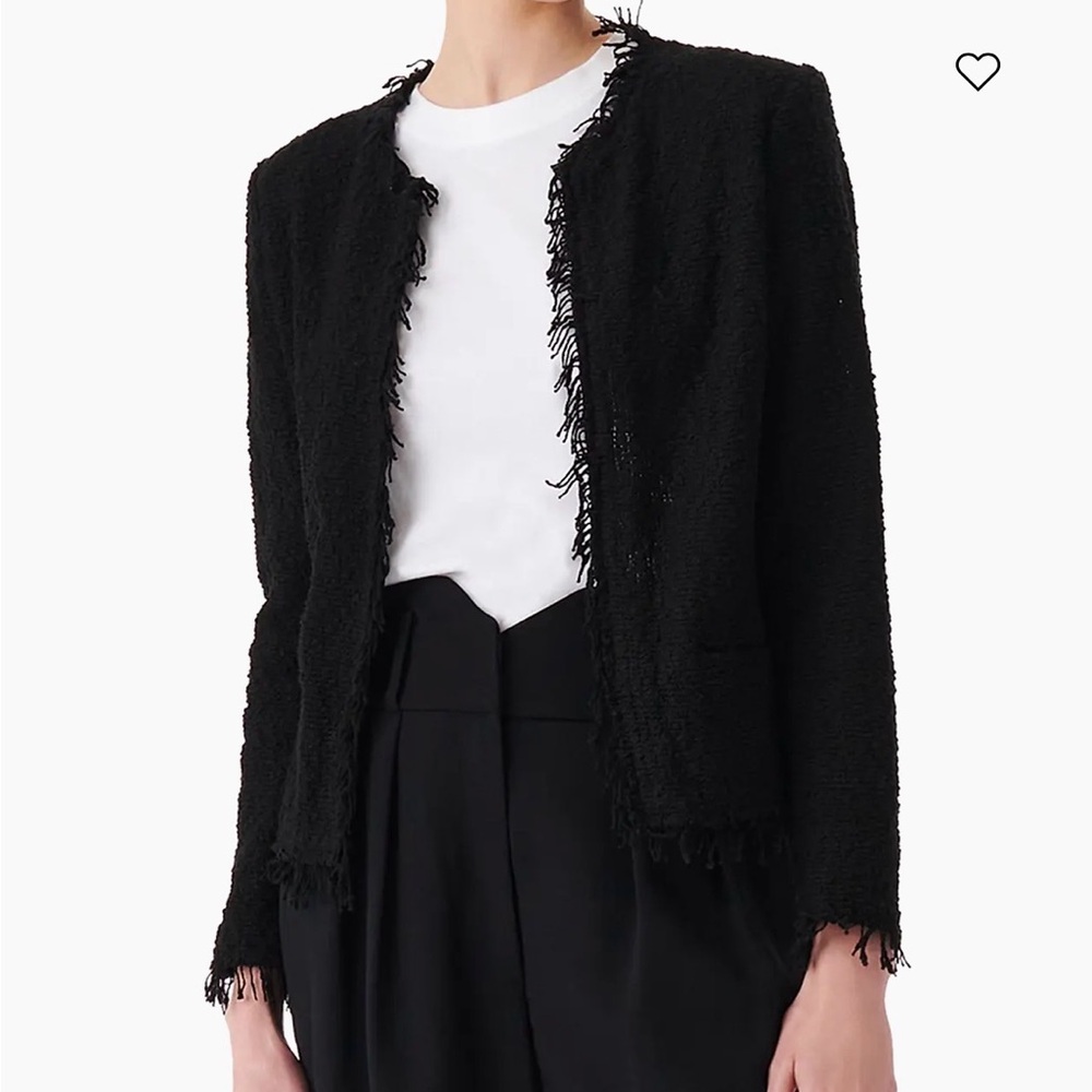 IRO Shavani Jacket in Black, size 34 (2)